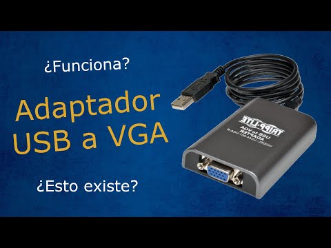 Video: ¿Existe un adaptador VGA a USB?
