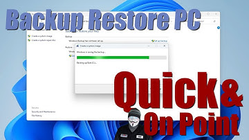 Backup Restore Windows 11 How To Create System Image Computer Laptop Pro Home Backing Up & Restoring