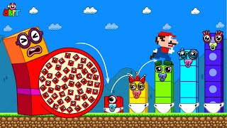 [LIVE] Pattern Palace: Can Mario Escape vs Numberblocks Pregnant mix level up maze