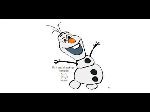 Cómo dibujar a Olaf de Frozen - Disney