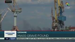 Russian authorities find mass grave in Mariupol