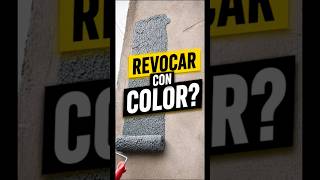 Revoque con color y rodillo? #construction #humedad #pintura #casa #decoracion #diy #facil