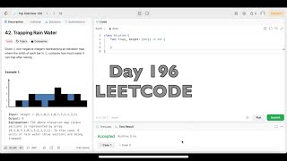 Day 196: LeetCode Problem 42. Trapping Rain Water - Swift Wealth