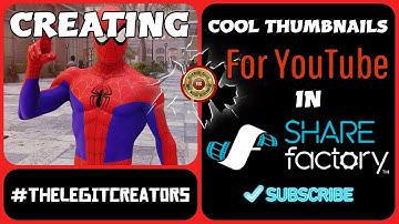 Creating COOL Thumbnails for YOUTUBE in Sharefactory on PS4 Tutorial