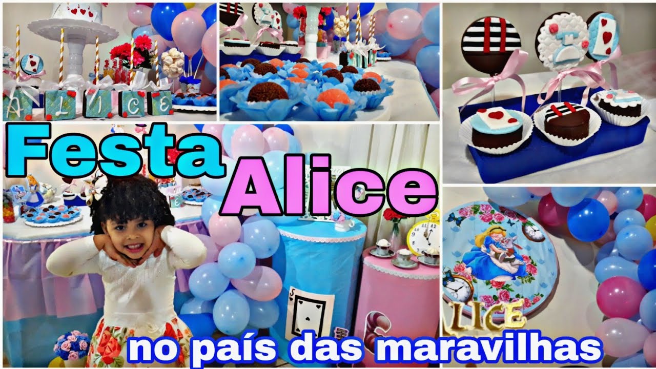 VLOG- FESTA ALICE NO PAÍS DAS MARAVILHAS- Preparativos.