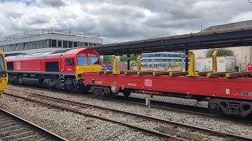 DB Cargo UK Class 66 no: 66651 @ Gloucester (6Z50) 10/07/2024.
