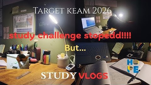 Keam study vlog || malayalam || Target keam 2024