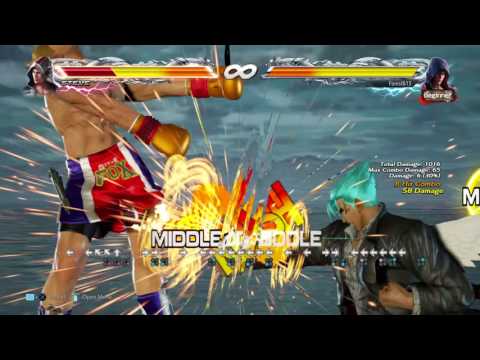 Jin uf+4 Combo Misses After CH db+4 Tekken 7 PS4