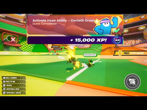 How To Easily Activate Hype Ability - Confetti Crash In Fortnite Locations Quest!