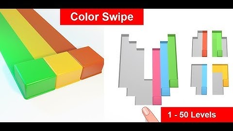 Color Swipe -  1 - 50 Levels