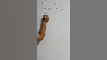 How to find the value of k ? Quadratic Equation Math Olympiad Problem #maths#mathstricks