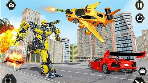 Flying Car Robot Transformation Part-2 | New Rescue City Car Robot Android GamePlay | By Game Crazy