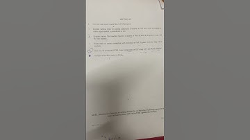 Bca/ php programming  question paper Ptu, #bcacourse 2024 , for revisions #exampreparation #