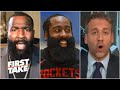 Max and Perk get heated arguing James Harden vs. Allen Iverson | First Take