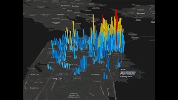 Deck.gl hexagonlayer heatmap 3D map data visualization demo