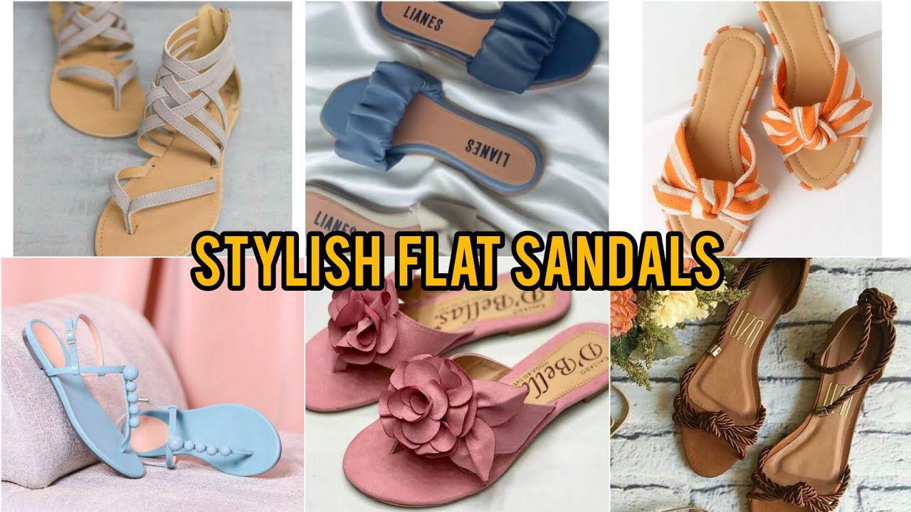 Women Buckle Decor Thong Sandals, Fashion Summer Denim Flat Sandals | SHEIN