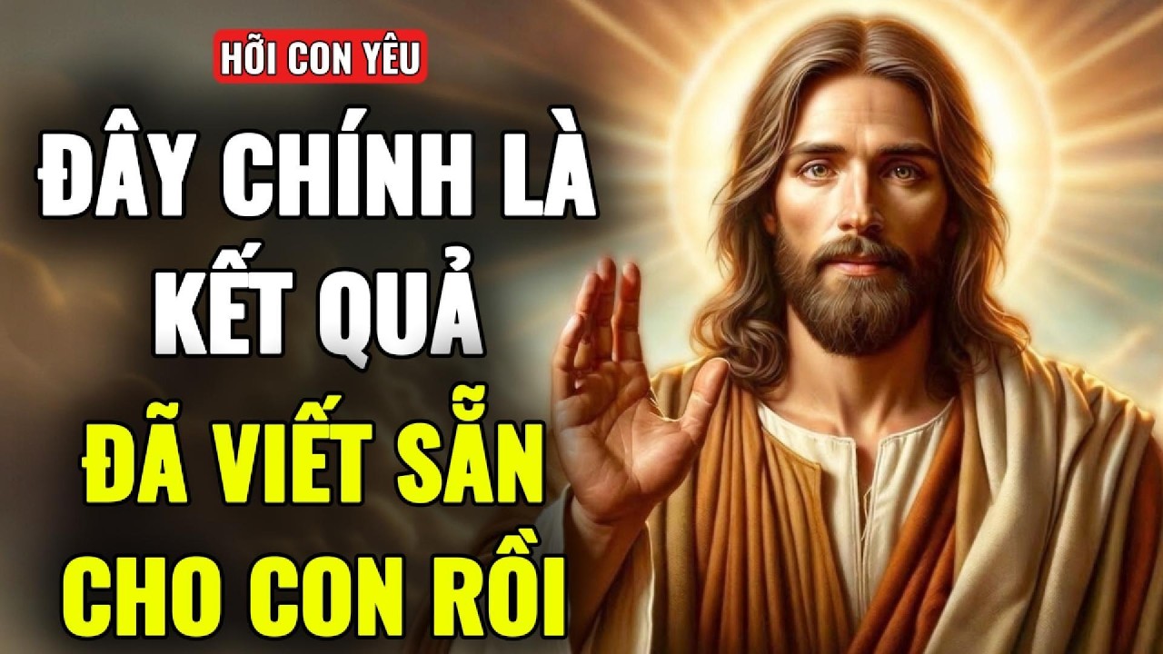 🔴CON ƠI, KẾT QUẢ NÀY ĐÃ ĐƯỢC ĐỊNH SẴN RỒI | THÔNG ĐIỆP TỪ CHÚA