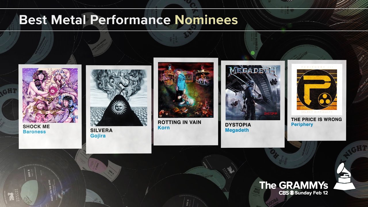 Best Metal Performance Nominees The 59th GRAMMYs YouTube