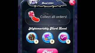 candy crush game || level 3564 || #3564 #gameplay #candyking screenshot 5