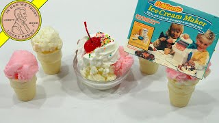 1989 Tyco 3 Minute Ice Cream Maker - Mini Cones & Sundaes!