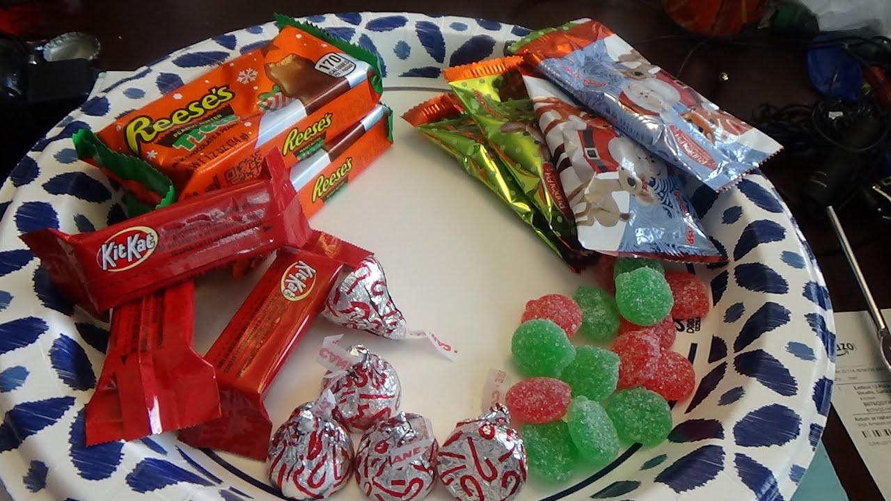 ASMR Eating Christmas Candy