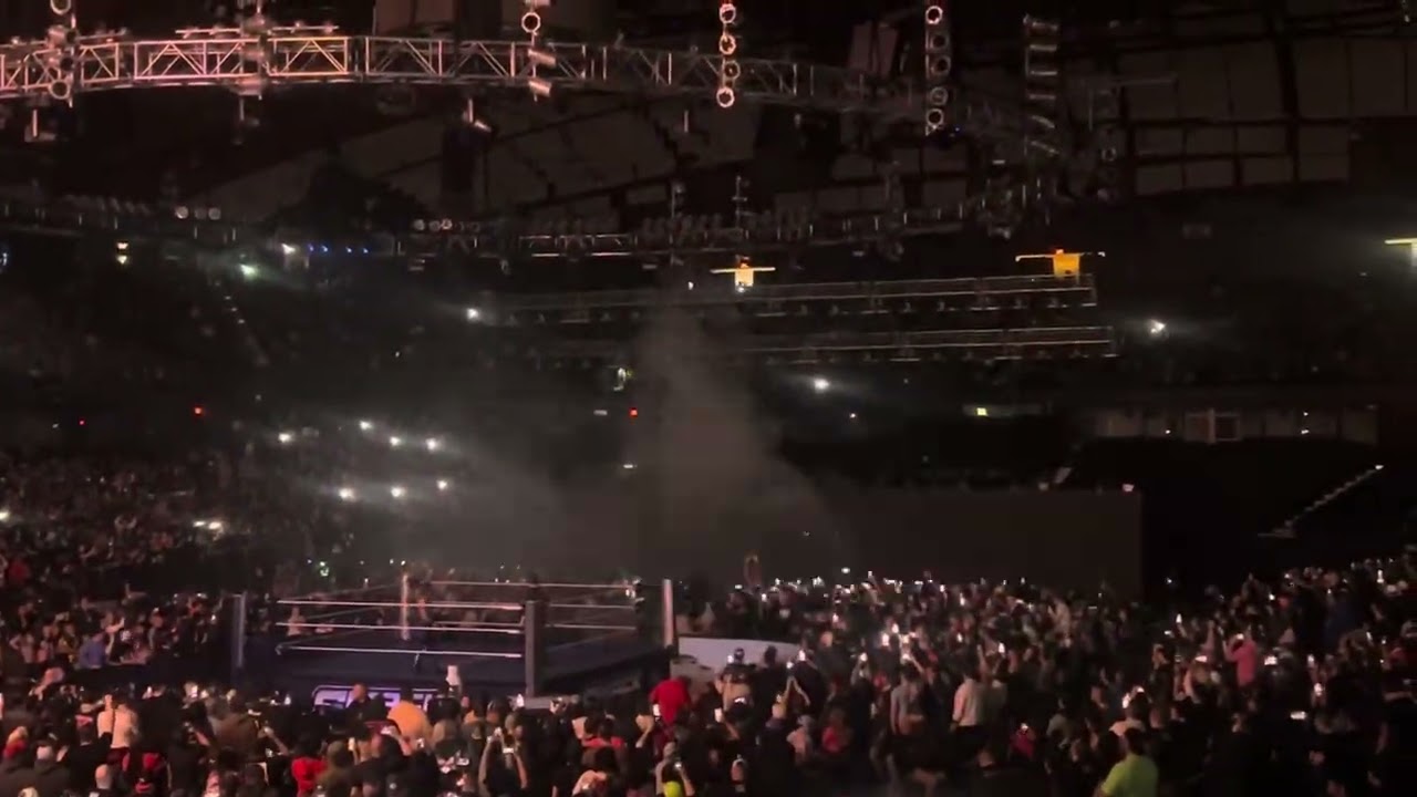 Rey Fenix WWE debut entrance (Live)