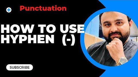 Hyphen | Punctuation| by Syed Wassi Shah #punctuation #css #hyphen #grammar