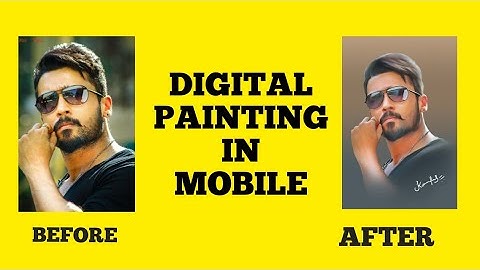 DIGITAL PAINTING POTRAITS | SKETCH BOOK Smudge Painting | Digital portrait | Autodesk mobile |