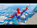 SPIDERMAN CRAZY JUMPS/FALLS #1 (GTA 5 Spider-Man Fails)
