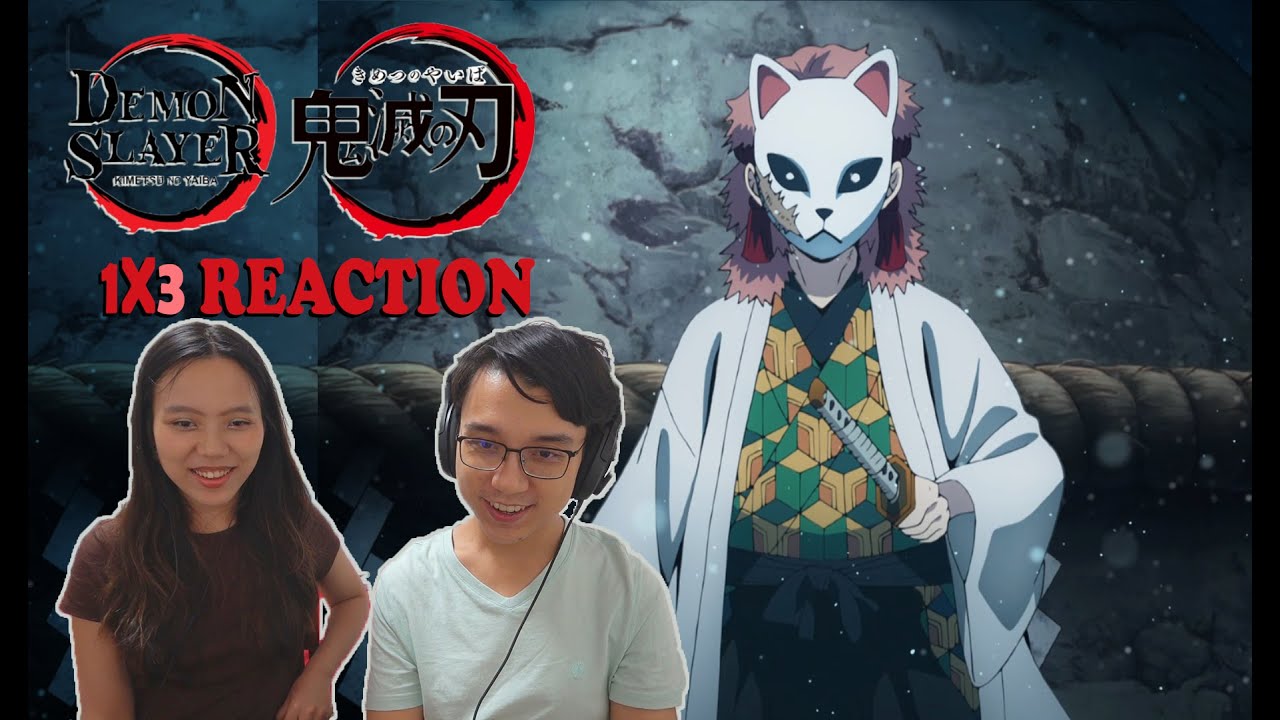 Demon Slayer (鬼滅の刃) 1x3 | "Sabito and Makomo" | REACTION