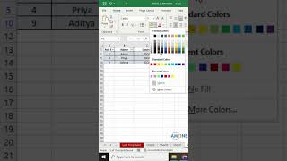 How to highlight the filtered data on Excel. Join our Excel training course today.#JobOrientedCourse