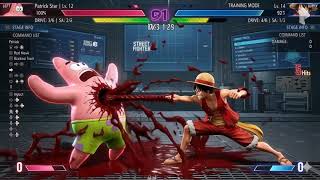Luffy VS Patrick Star ☠️