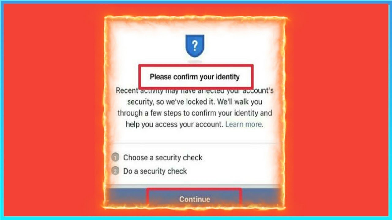 fix facebook identification confirmation | how to bypass login was not approved fb account