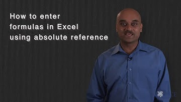 Absolute and Relative References - Introduction to Data Analysis Using Excel by Rice University #6