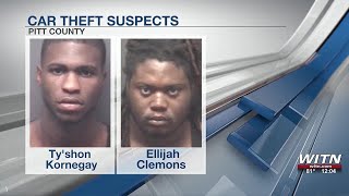 WARRANTS: Two Greenville men behind bars after stealing the same car