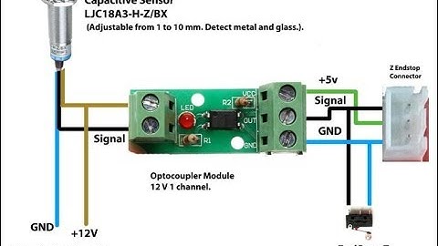 How an Octocoupler works in 3D printing auto bed leveling sensor Anet Creality