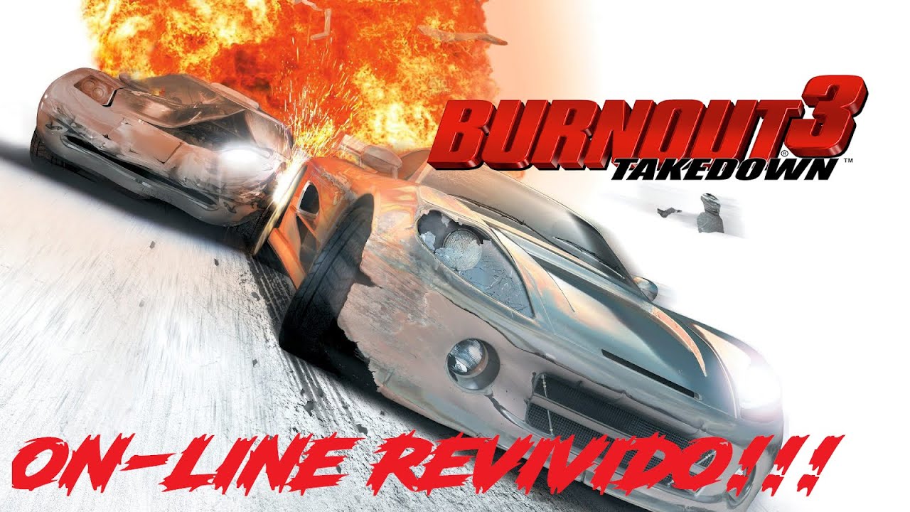 Burnout 3 Online no PS2! Mais um game revivido! 