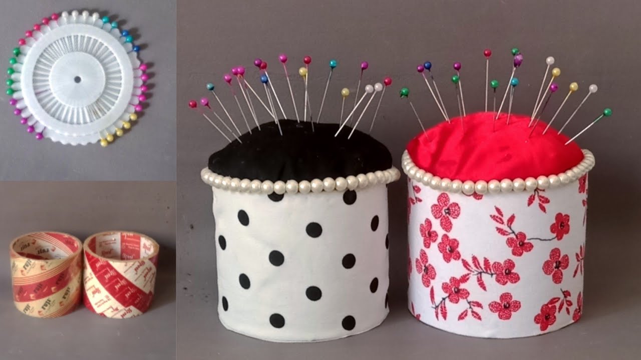 DIY Pin holder Easy DIY Pin cushion How to Make a Pincushion DIY