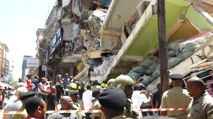 BREAKING: SHUHUDIA GHOROFA LAPOROMOKA KARIAKOO, WATU WAFUKIWA KWENYE KIFUSI