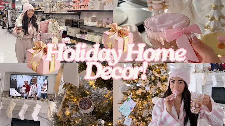 Home Decor Haul & Holiday Decorating Vlog!🎀🎅🏻Episode 5 | Pink Christmas!🎀🎄