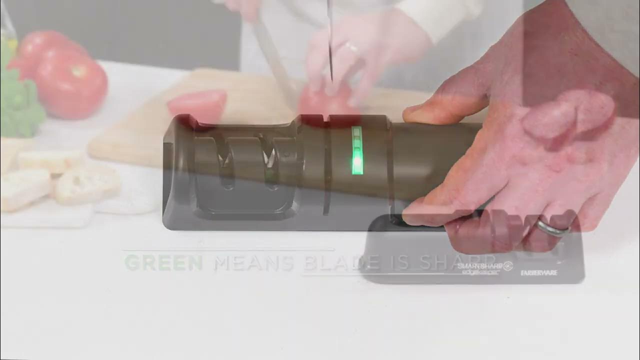 Farberware SmartSharp EdgeKeeper Knife Sharpener wSharpness Indicator Learn More YouTube