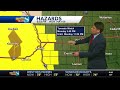 Iowa weather strong to severe storms possible late monday into early tuesday