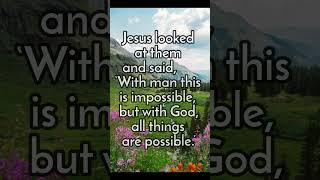 A Verse For You  Matthew 1926  prayer bible bibleverse verse