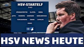 HSV NEWS! Wer ersetzt Muheim? Mit dieser HSV-Aufstellung rechnet die NUR DER HSV