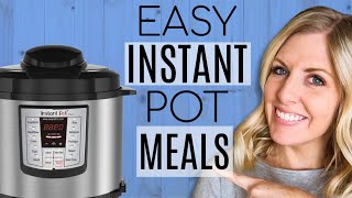 4 EXTREMELY EASY & AFFORDABLE INSTANT POT MEALS - Dump and Go Recipes