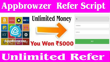 Appbrowzer Online OTP BYPASS SCRIPT !! Appbrowser Unlimited scratch card