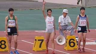 20150719 群馬県国体予選会 少年B女子100m決勝