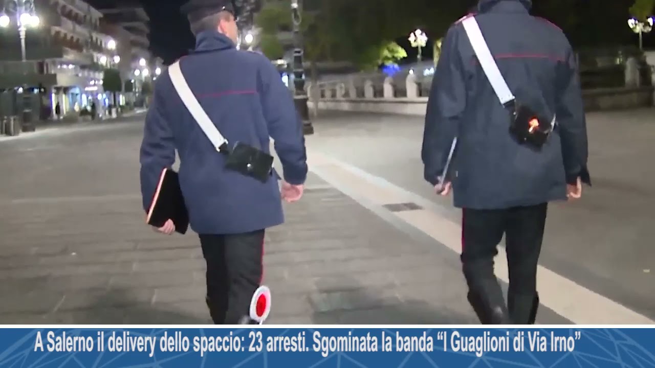 A Salerno il delivery dello spaccio: 23 arresti. Sgominata la banda “I Guaglioni di Via Irno”