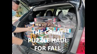 The Great Puzzle Haul for Fall