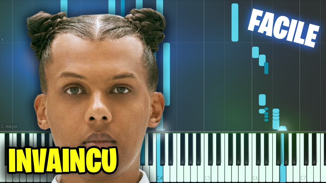 INVAINCU - STROMAE - PIANO TUTO FACILE - MULTITUDE